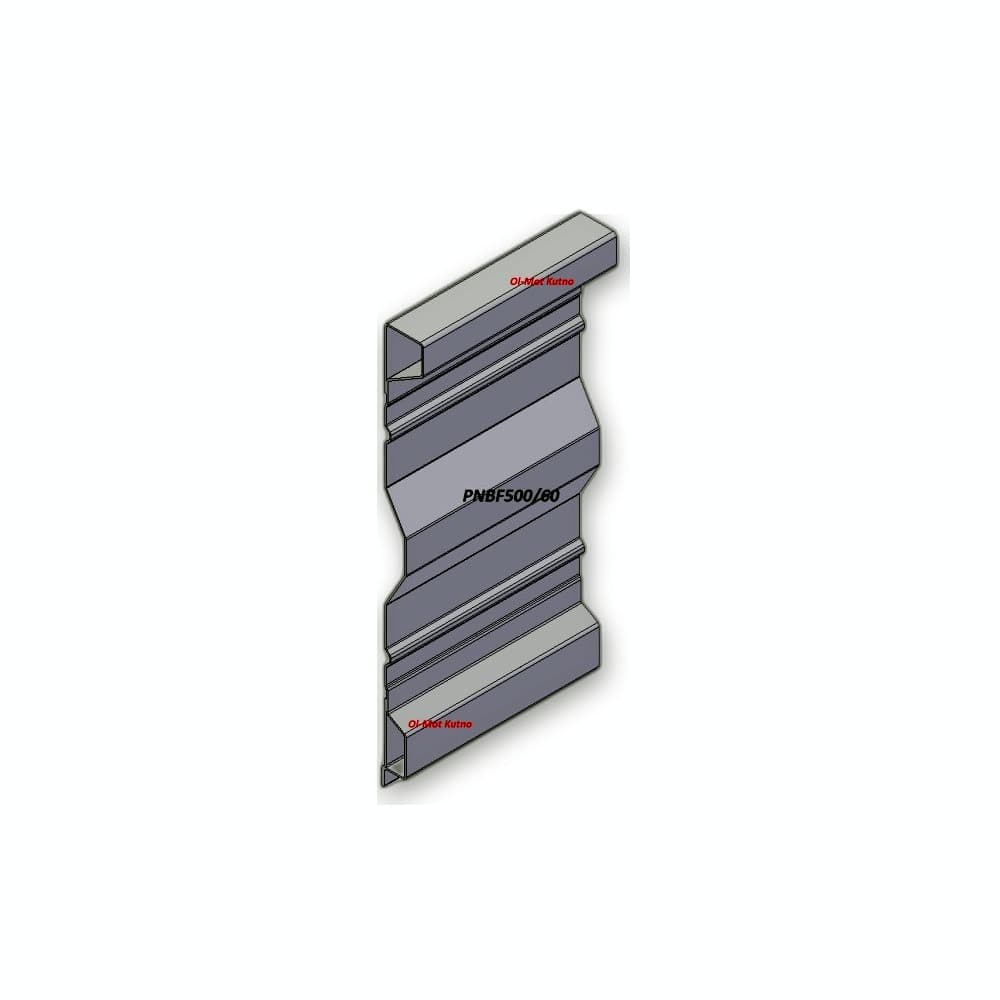 Panelis borto viršutinis antstatas H500 - 2,0 mm