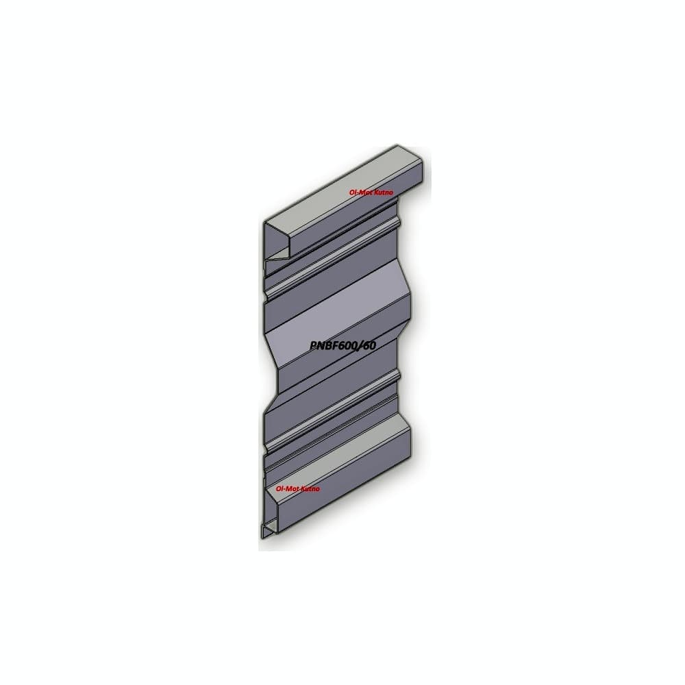 Panelis borto viršutinis antstatas H600 - 2,0 mm