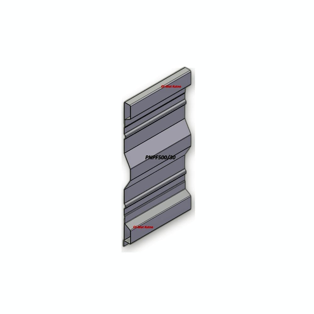 Panelis borto viršutinis antstatas H500 - 2,0 mm